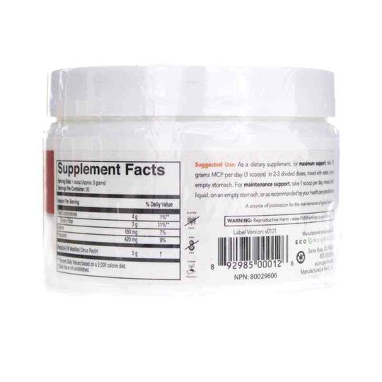 PectaSol Modified Citrus Pectin, ECN